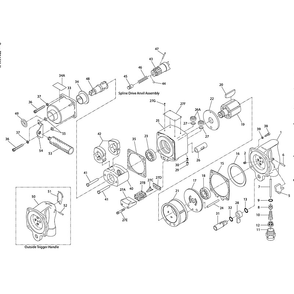 Diagram Diagram and Parts List for IR2934  Ingersoll Rand Wrench